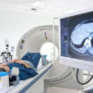 Man receiving prostate MRI