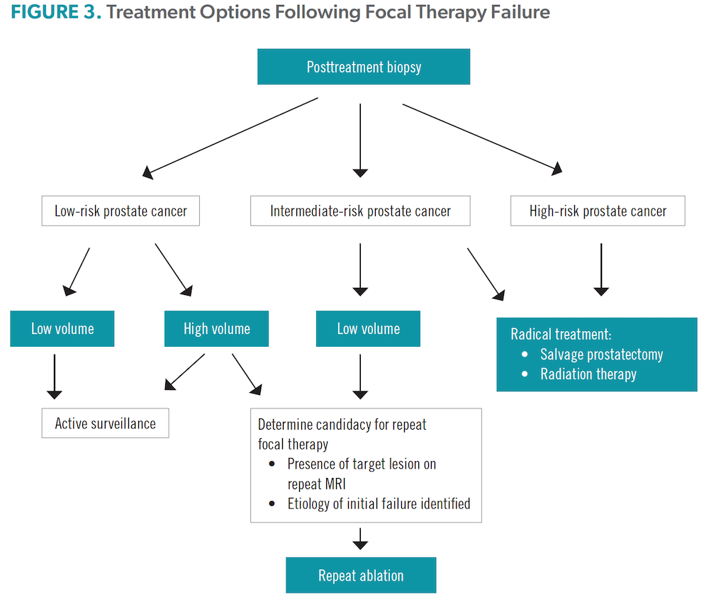 Treatment options after focal therapy