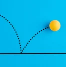 image of bouncing ball representing PSA bounce
