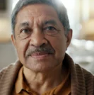 Older man with prostate cancer
