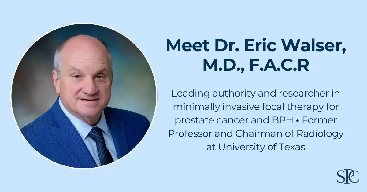 Meet Dr. Eric Walser graphic with headshot
